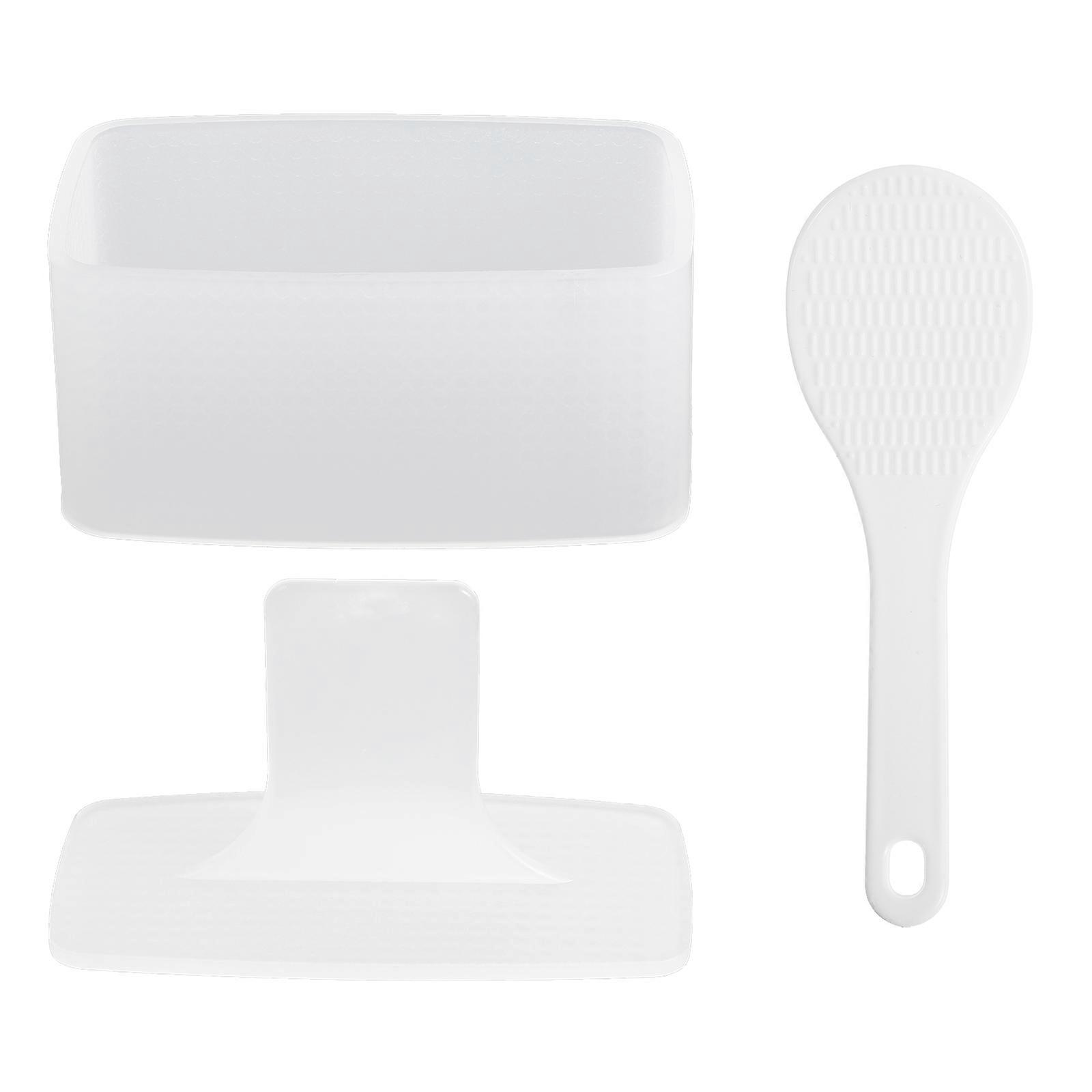 Sushi Mold Press for Home Use Made of PP White Color Nonstick Surface 2 Sets
