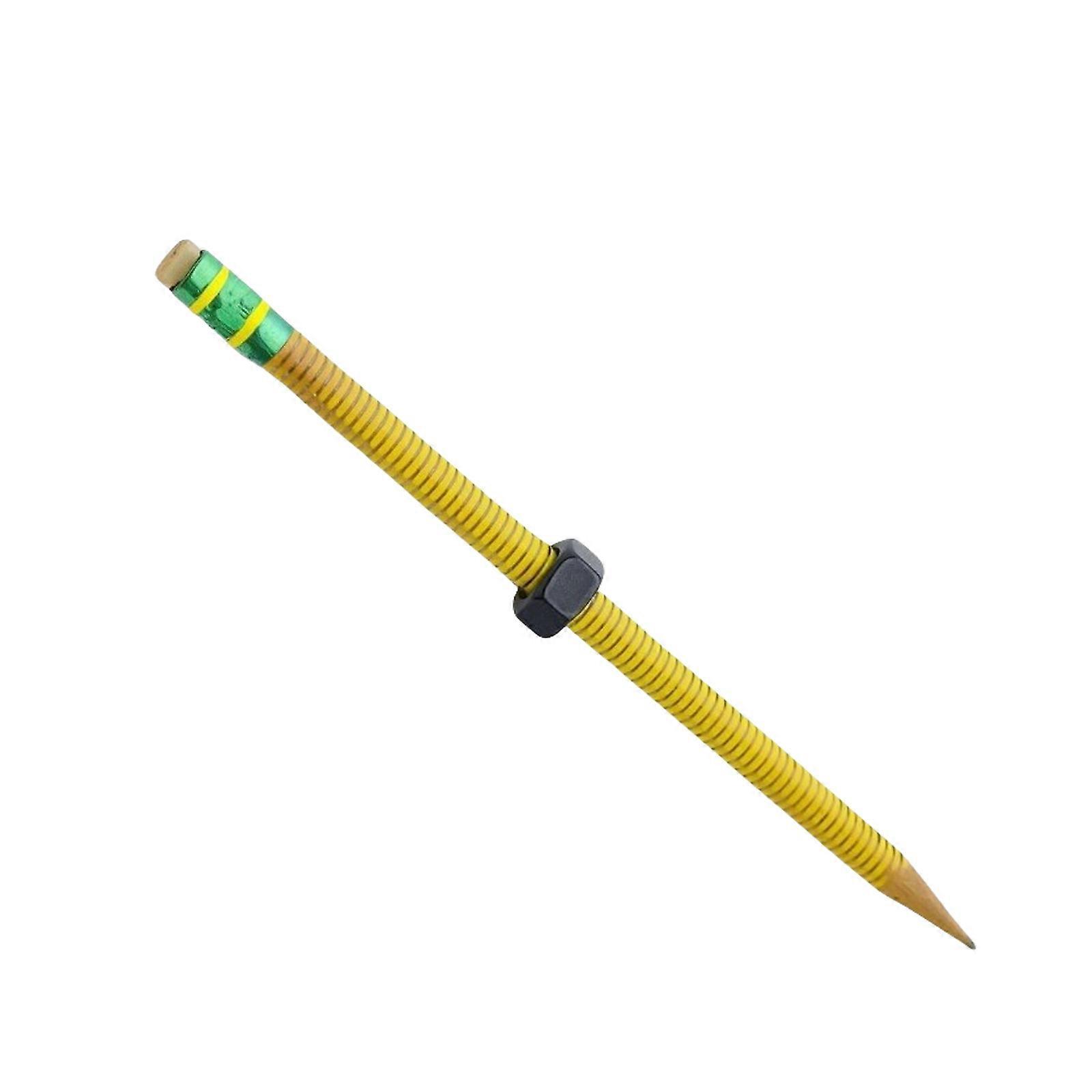 Fidgeting Threaded Pencil with Nut For Anxiety Relief Sensory Tool Focusing Aid For Students Classroom Office Use Multicolor