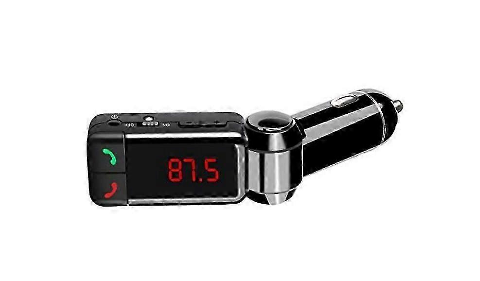 Wireless Bluetooth V2.0 Stereo Car Kit FM Transmitter MP3 USB Disk Player(Black)