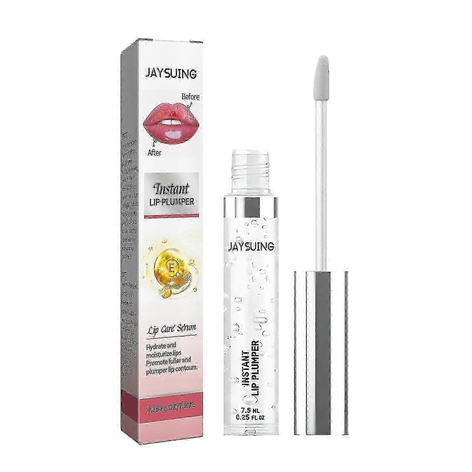 Jaysuing 7.5ml Lip Care Lip Oil Anti-cracking Lip Hydration Moisturizer Nourish Lighten Lip Lines -3571179395664