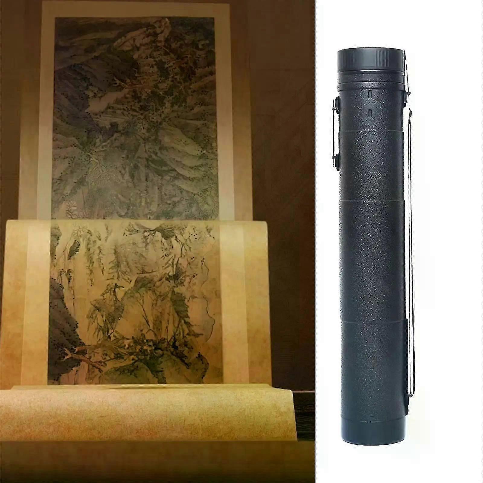 Expanding Poster Tube Document Storage Holder Fit For Drawings Sketch Scroll