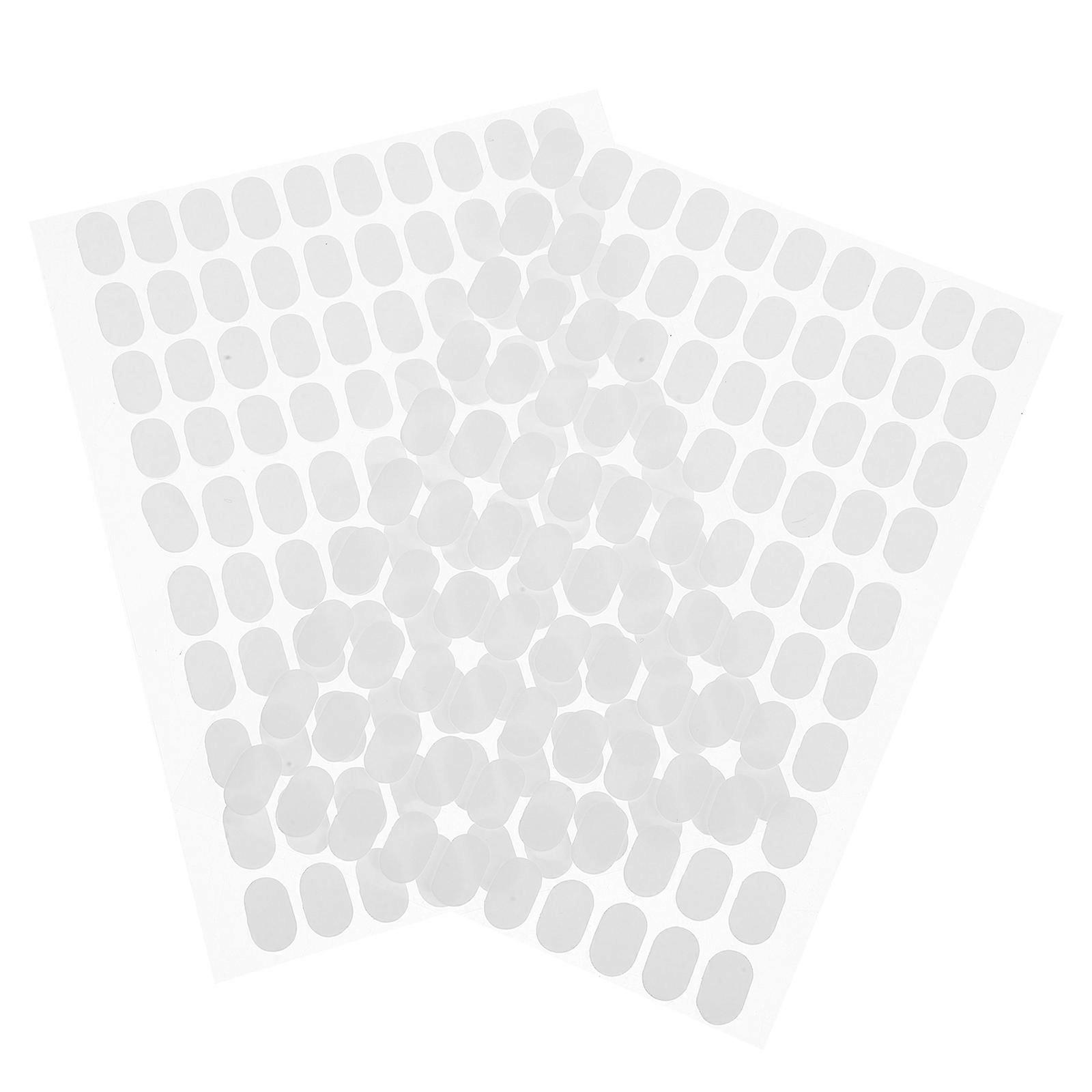 2 Sheets Of Double Sided Transparent Adhesive Tabs For Nail Art Sticky Dots Clear Nail Glue Stickers Manicure Nail Display