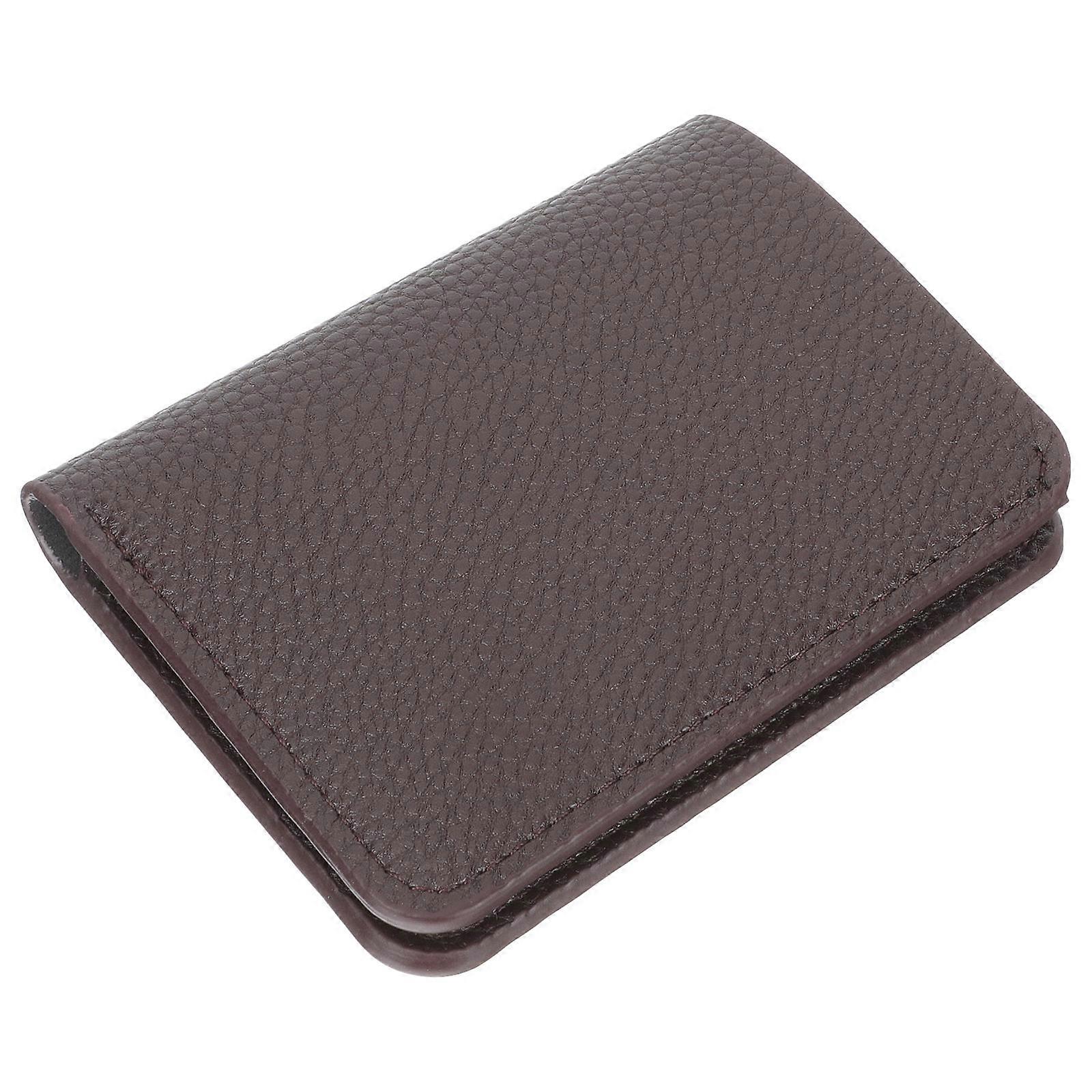 Bifold Wallet Short Wallet For Men Practical Business Travel 11x8.5cm Money Holder 1Pack
