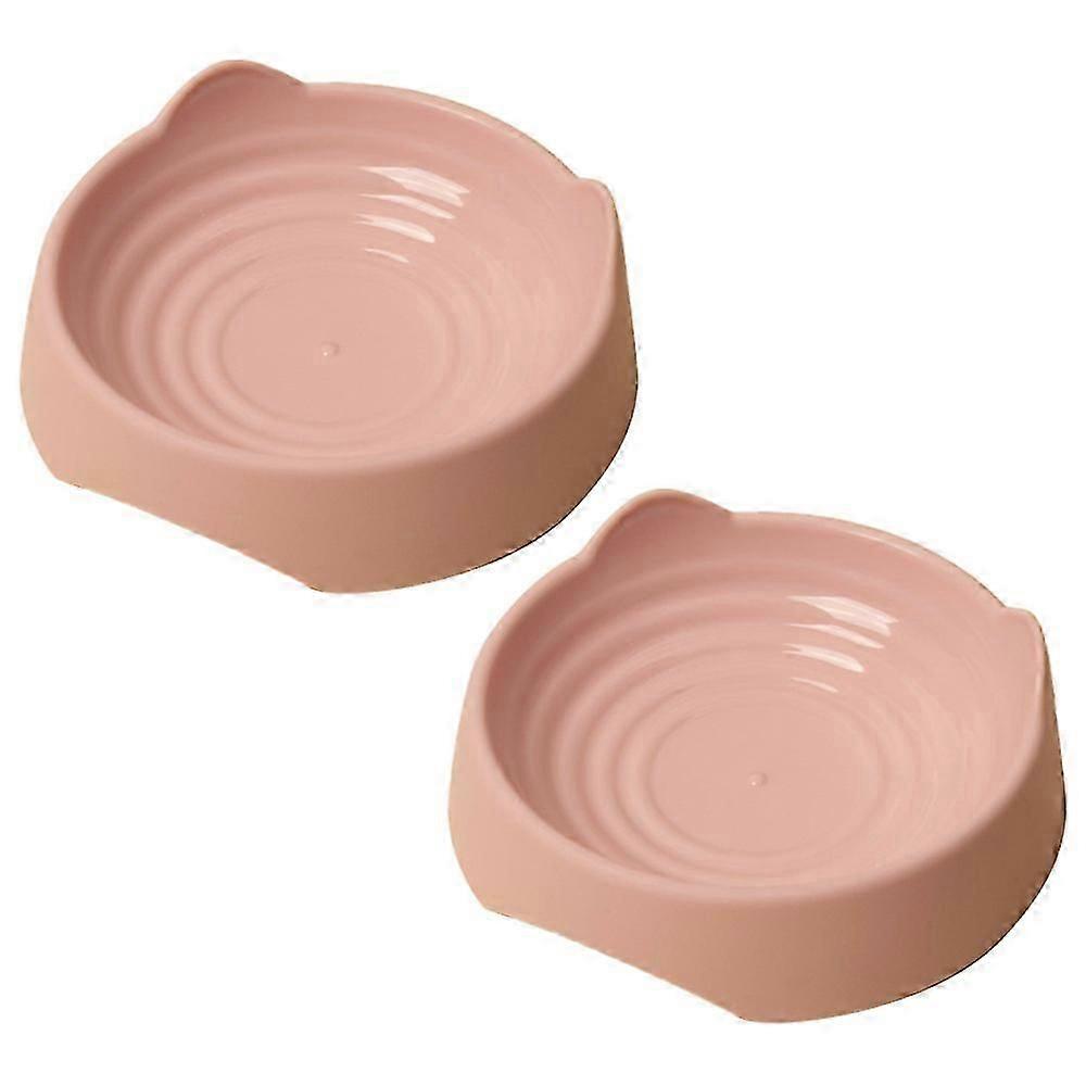 Kubeczki dla kotów, pudełka antypoślizgowe na karmę dla kotów, naczynia poco-deep dla kotów, przybory do karmy dla kotów, 2 uds.