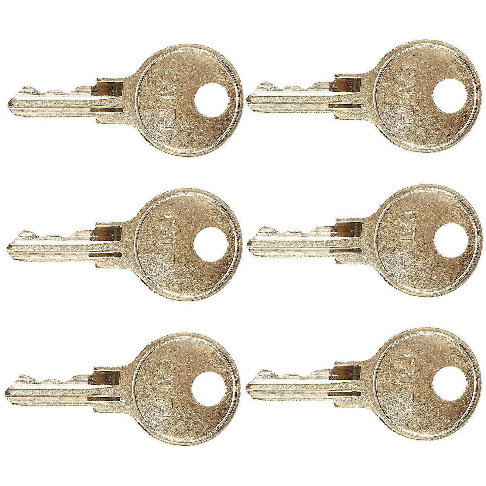 Paper Towel Dispenser Key Replacement Tissue Dispenser Key 6Pcs Iron For Facility Management Material