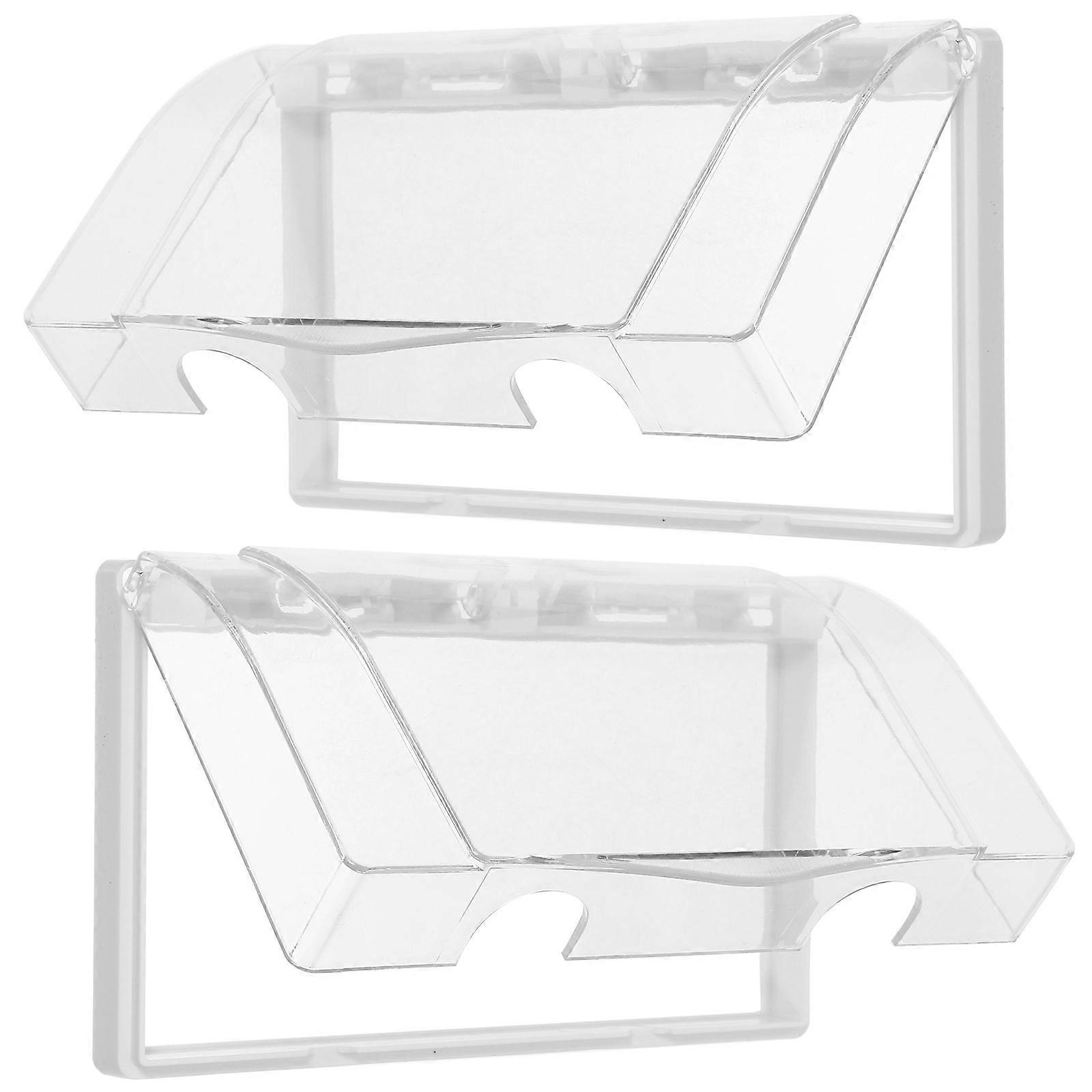 Wall Socket Cover Practical And Convenient Hotel Suitable Waterproof Protection 2Pcs
