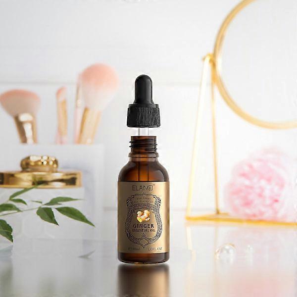 ジンジャーオイルボディマッサージオイル オールドジンジャーオイル フィーバーマッサージオイル 風邪を追い出し、足と経絡オイルを浸す 30 なし