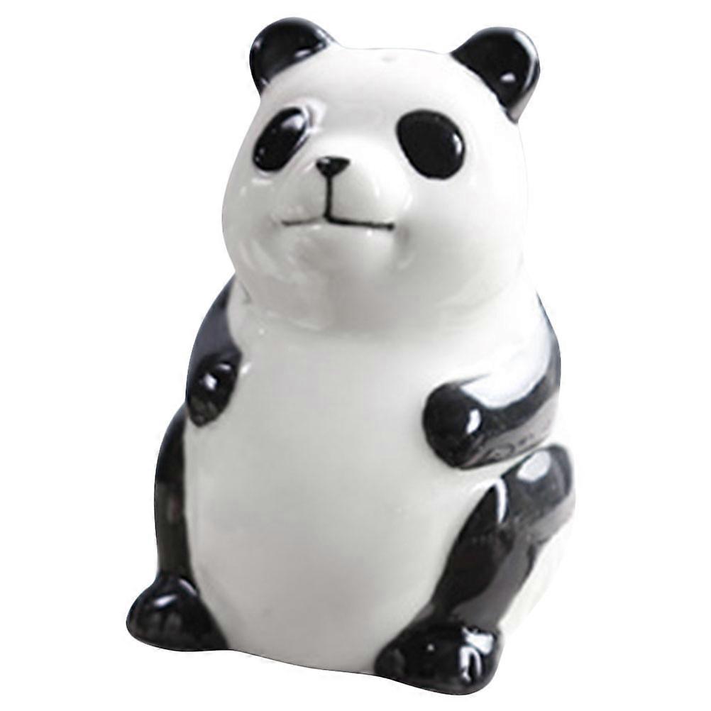 Cute Ceramic Spice Jar Panda Design Suitable For Home Kitchen Dining Room 1Set