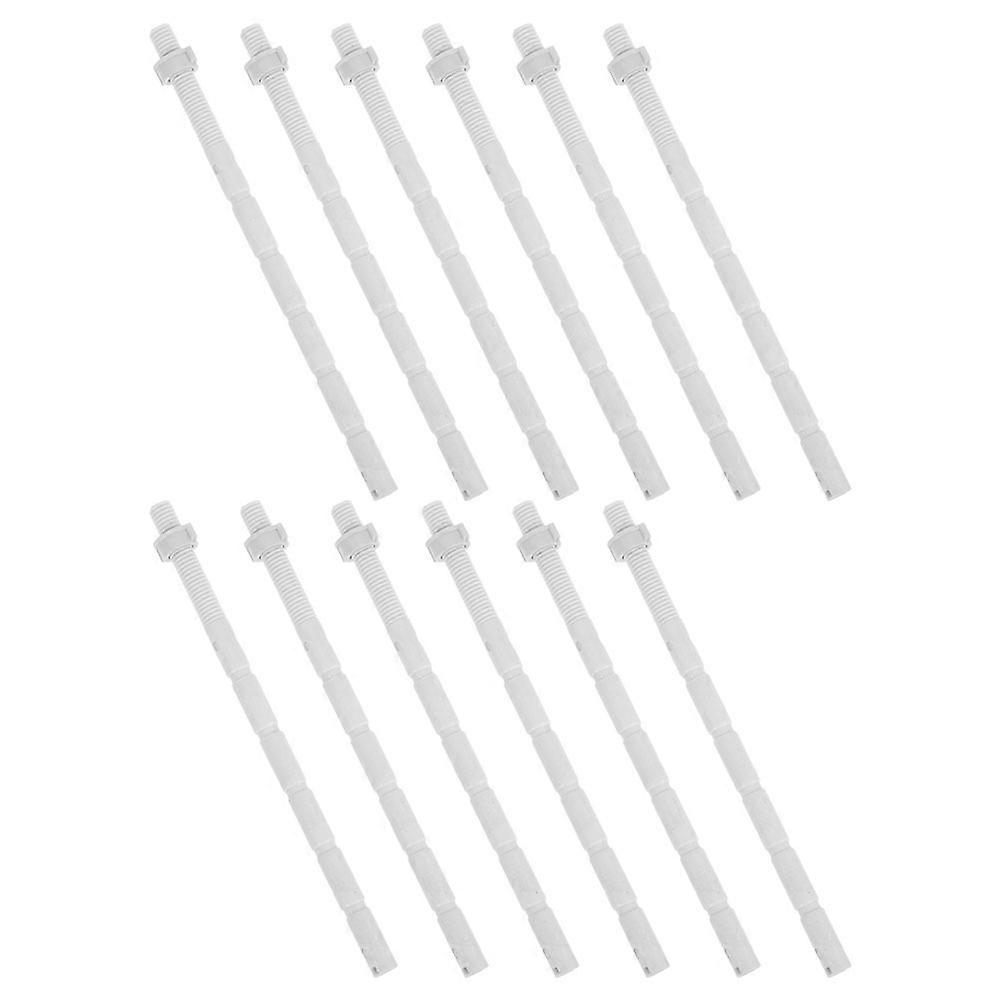Flush Toilet Parts Push Button Flush Toilet 15.20X1.50X1.50CM Plastic 12Pcs
