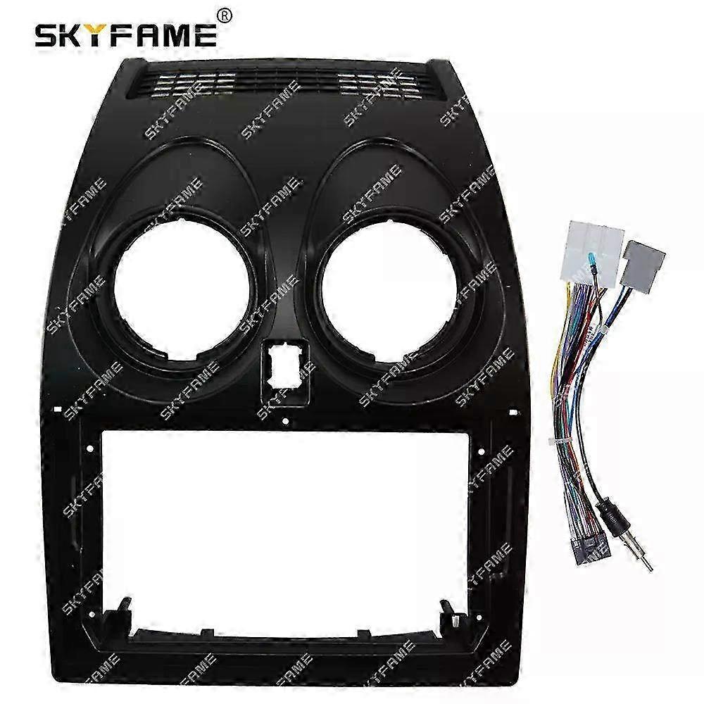 Car Frame Fascia Adapter Dash Fitting Panel Kit for Android Radio - Compatible with Nissan Qashqai J10