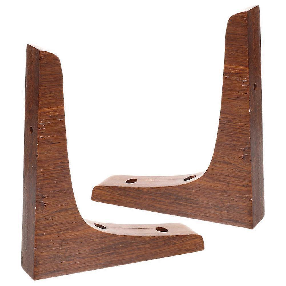 2Pcs Heavy Duty Shelf Bracket Corner Support Floating Shelf Holder for Wood Shelves