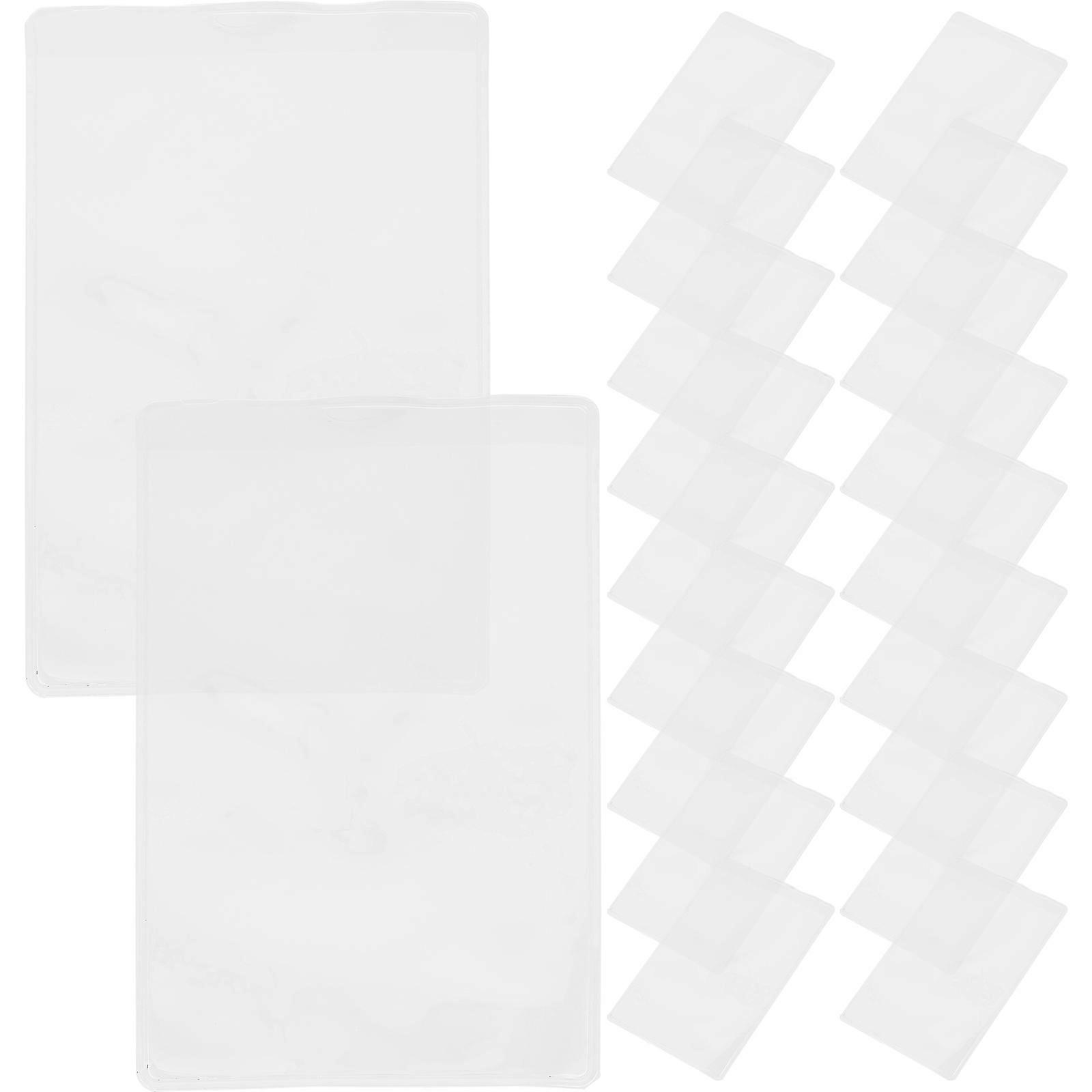 Game Card Protectors Rectangular Pvc Material Card Storage Covers Gamers Everyday Use 50Pcs