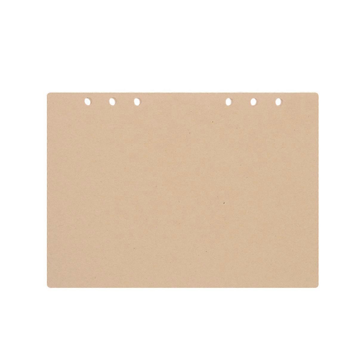 A5 Refill Paper for Spiral Notebook Khaki Color Smooth Surface for Daily Use Travel and Office 320 Sheets