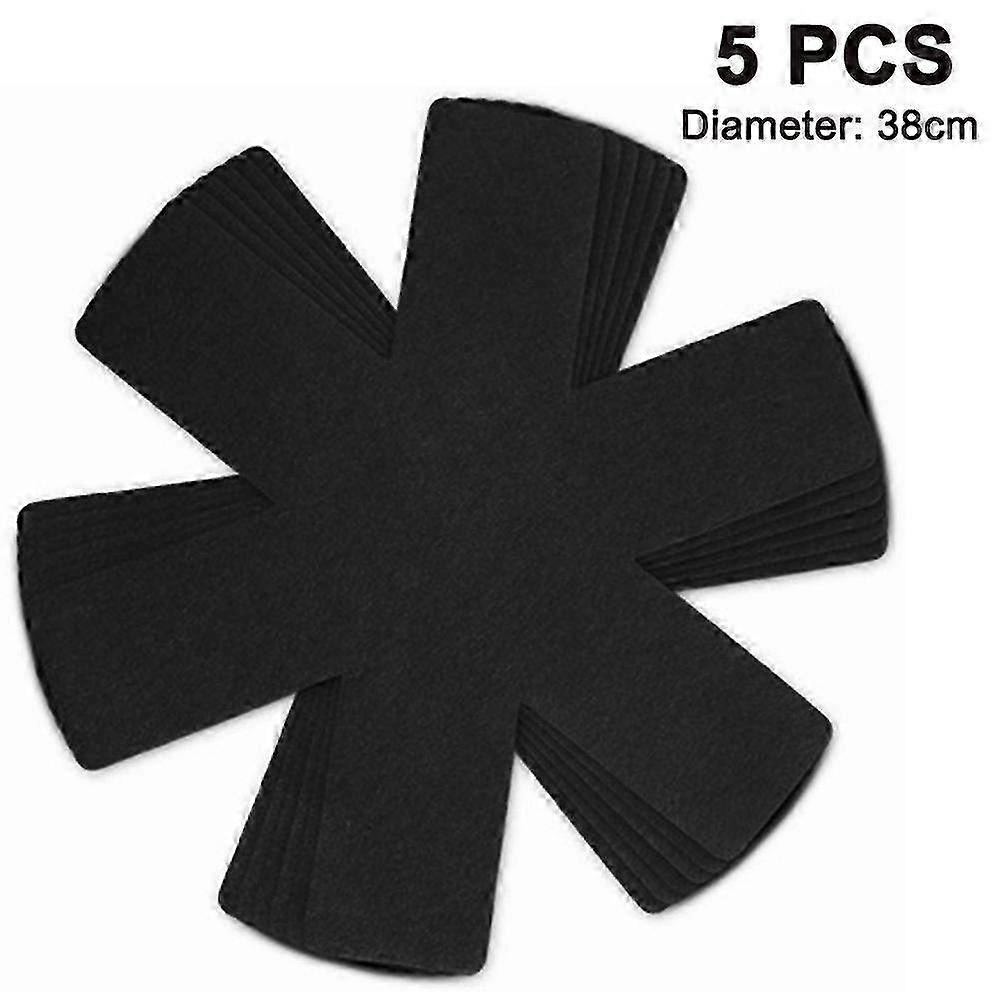 5-Pack 15-Inch Wide Pan Protectors - Stacking Dish Protectors to Prevent Scratching & Safeguard Your Cookware