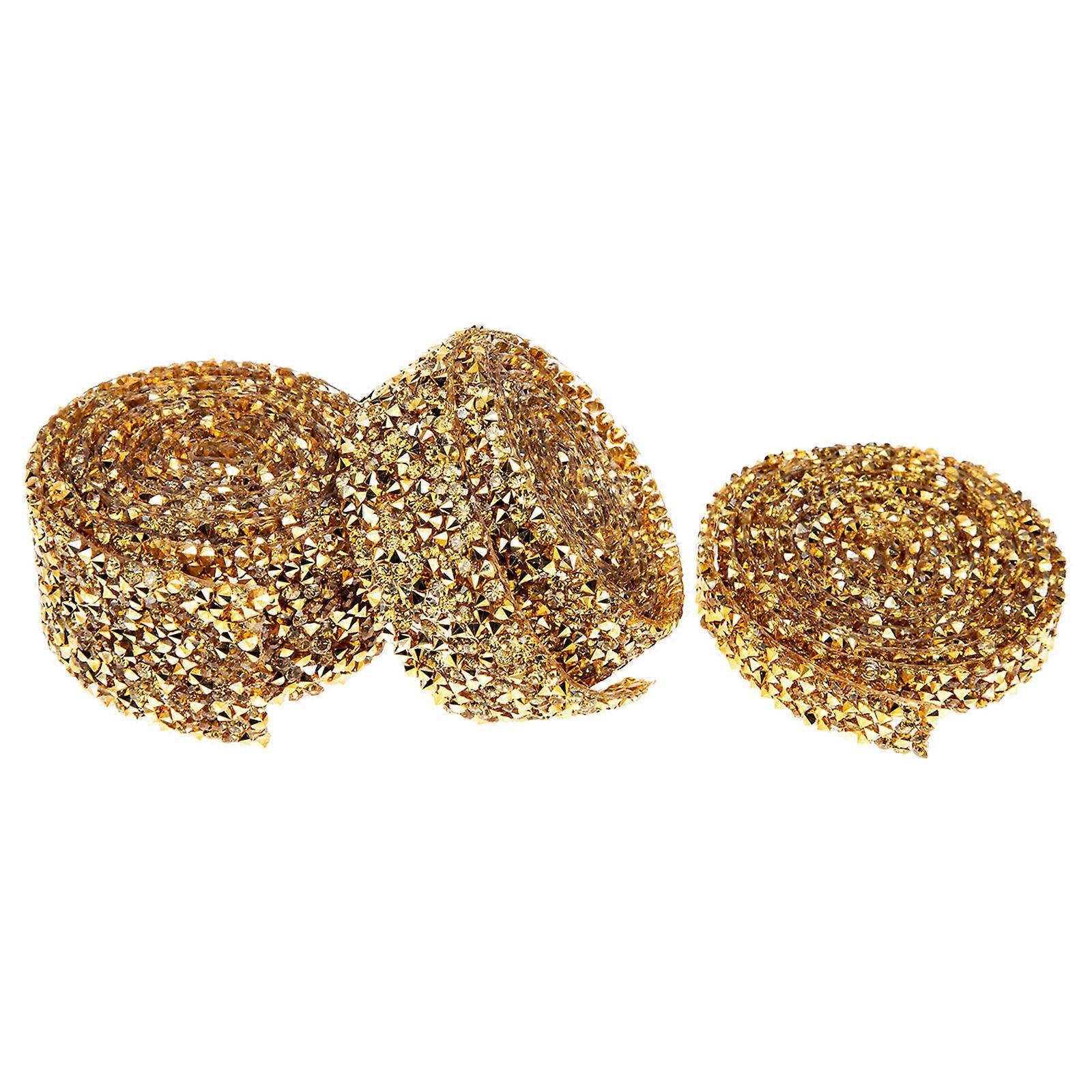 3 قطع متلألئ حجر الراين كريستال الشريط للفنون الملحقات الحرفية