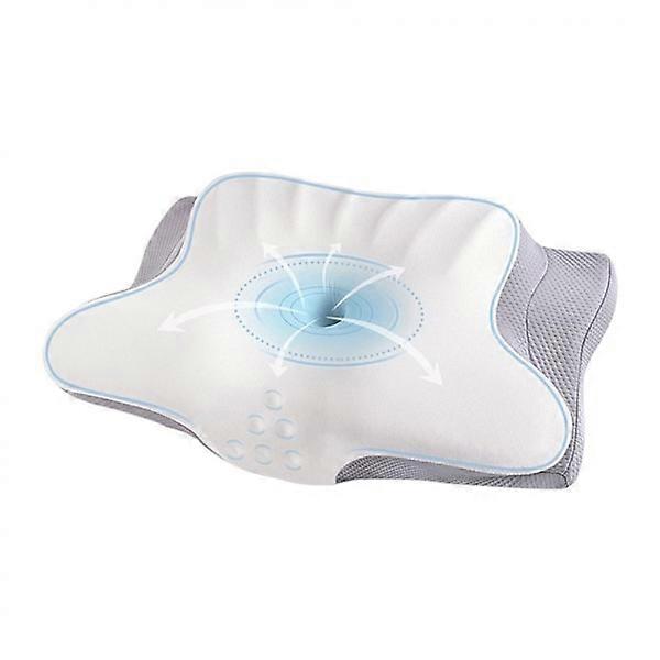 Orthopedic Pillow, Ergonomic Neck Support Pillow Made of Memory Foam and Neck Pillow for Optimal Support, Pillow For