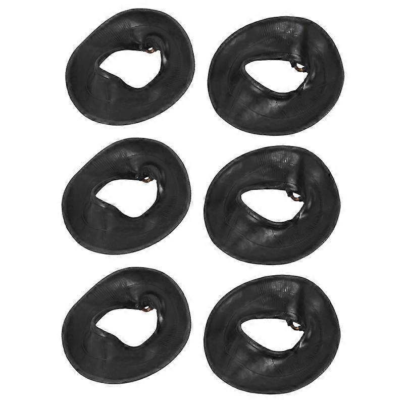 6pcs 4.10/3.50-4 Inch Inner Tube Tire for Hand Cart, Dolly, Hand Cart, Garden Cart, Lawn Mower, 4.10-4 Tube Replacement