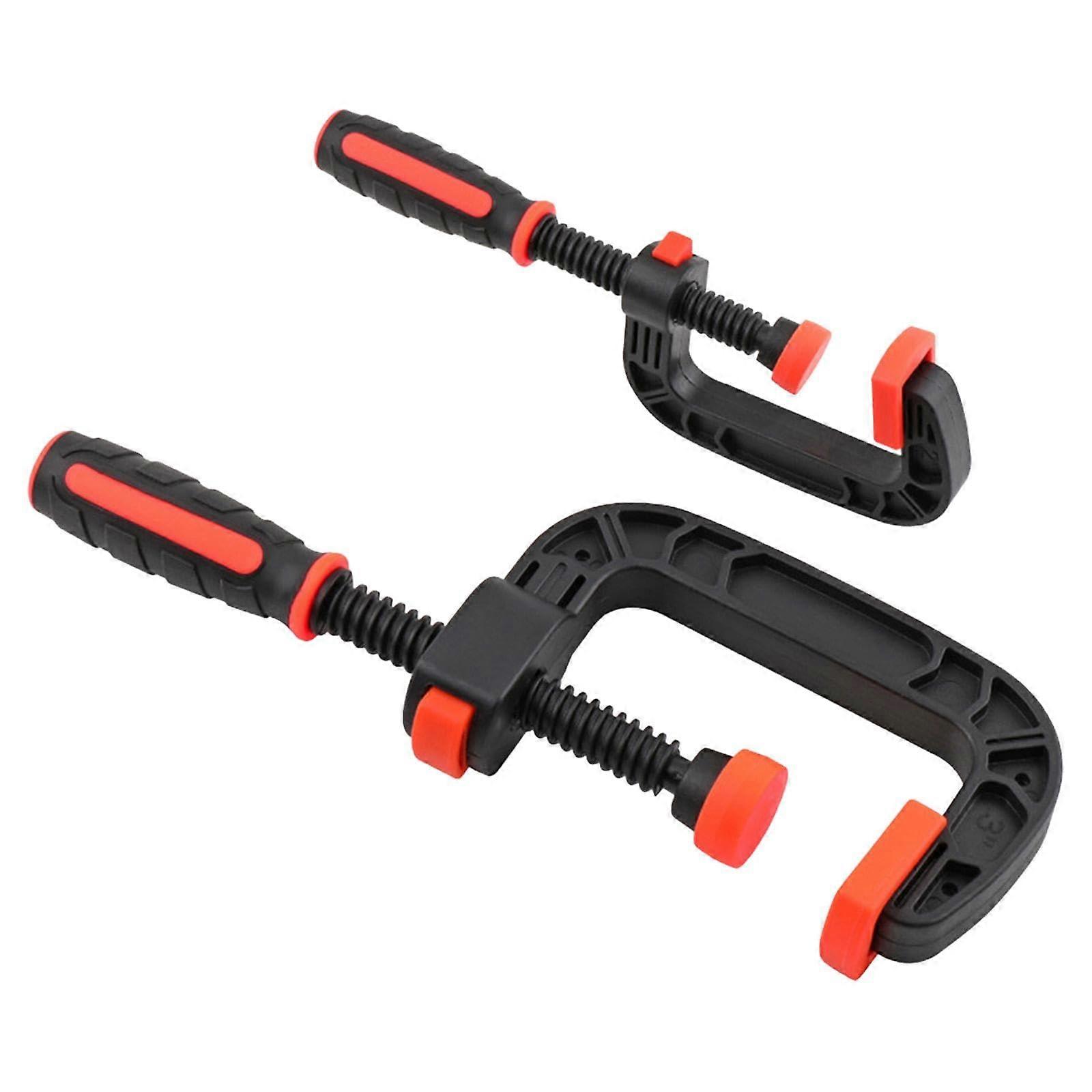 2'' 3'' CClamp Set, professional, portable, stable, for woodworking, ergonomic grip for
