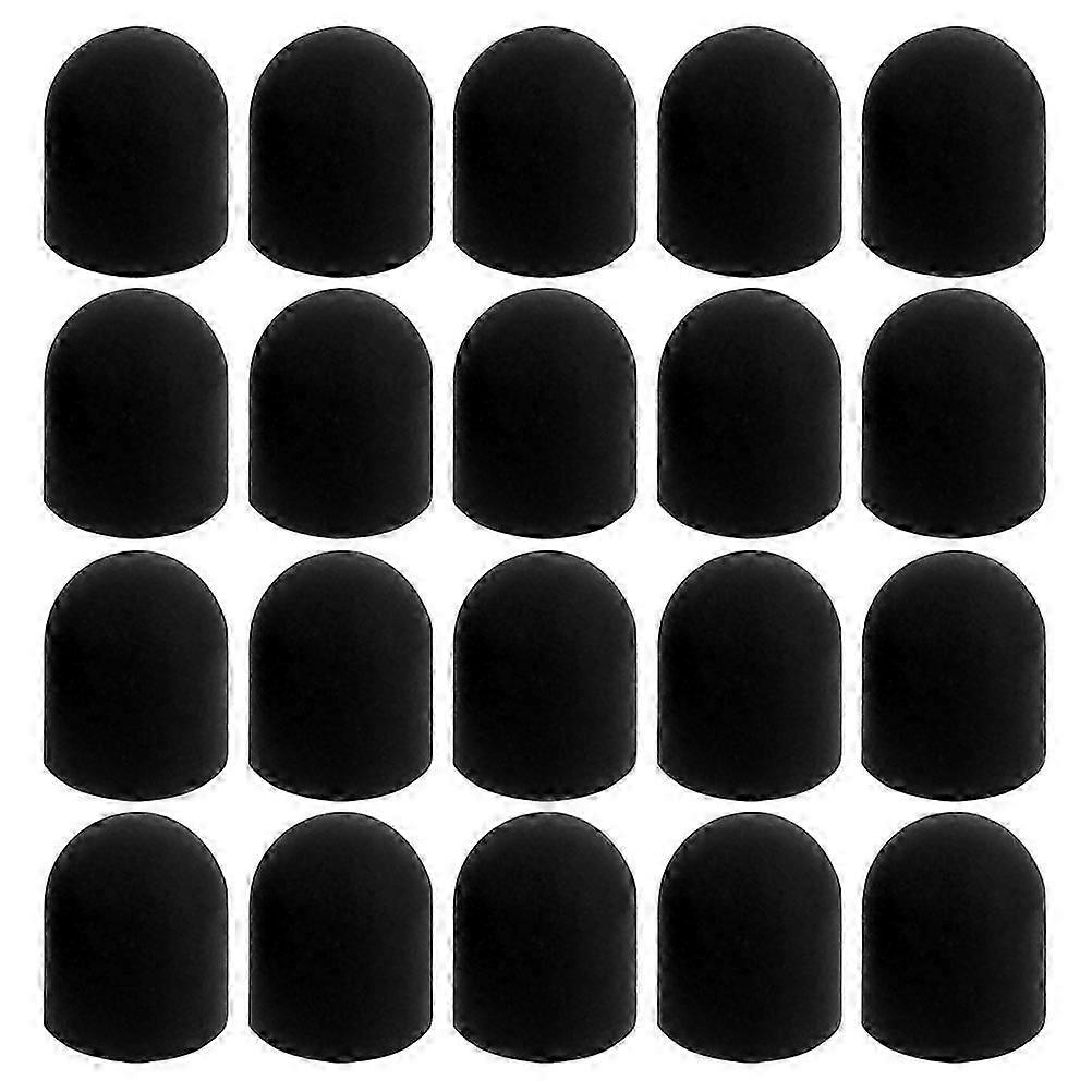 Stylus Pen Replacement Tips Universal Capacitive Stylus Touchscreen Devices Black Cylindrical 20Pcs