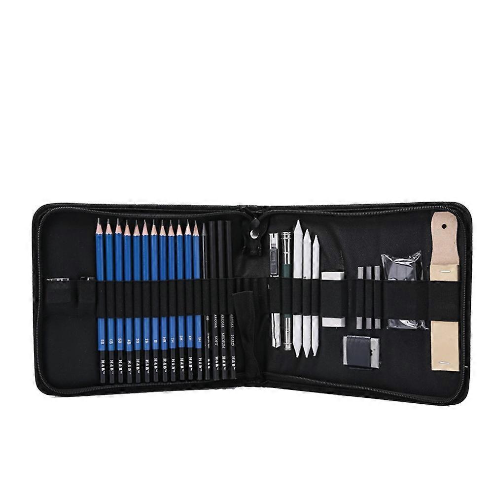 Pencil Set for Sketching and Drawing, 32-Piece Art Tool Kit with Storage Bag
