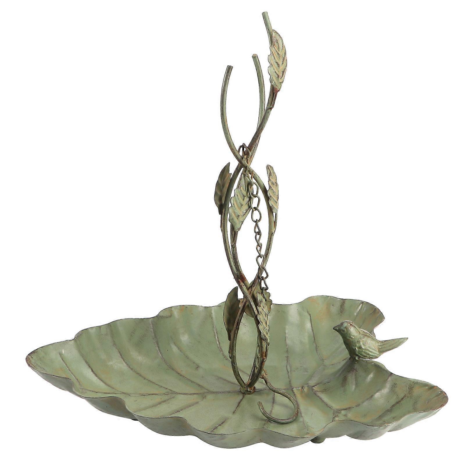 Rustic Bird Feeder for Gardens, Secure Iron Build, Aesthetic Appeal