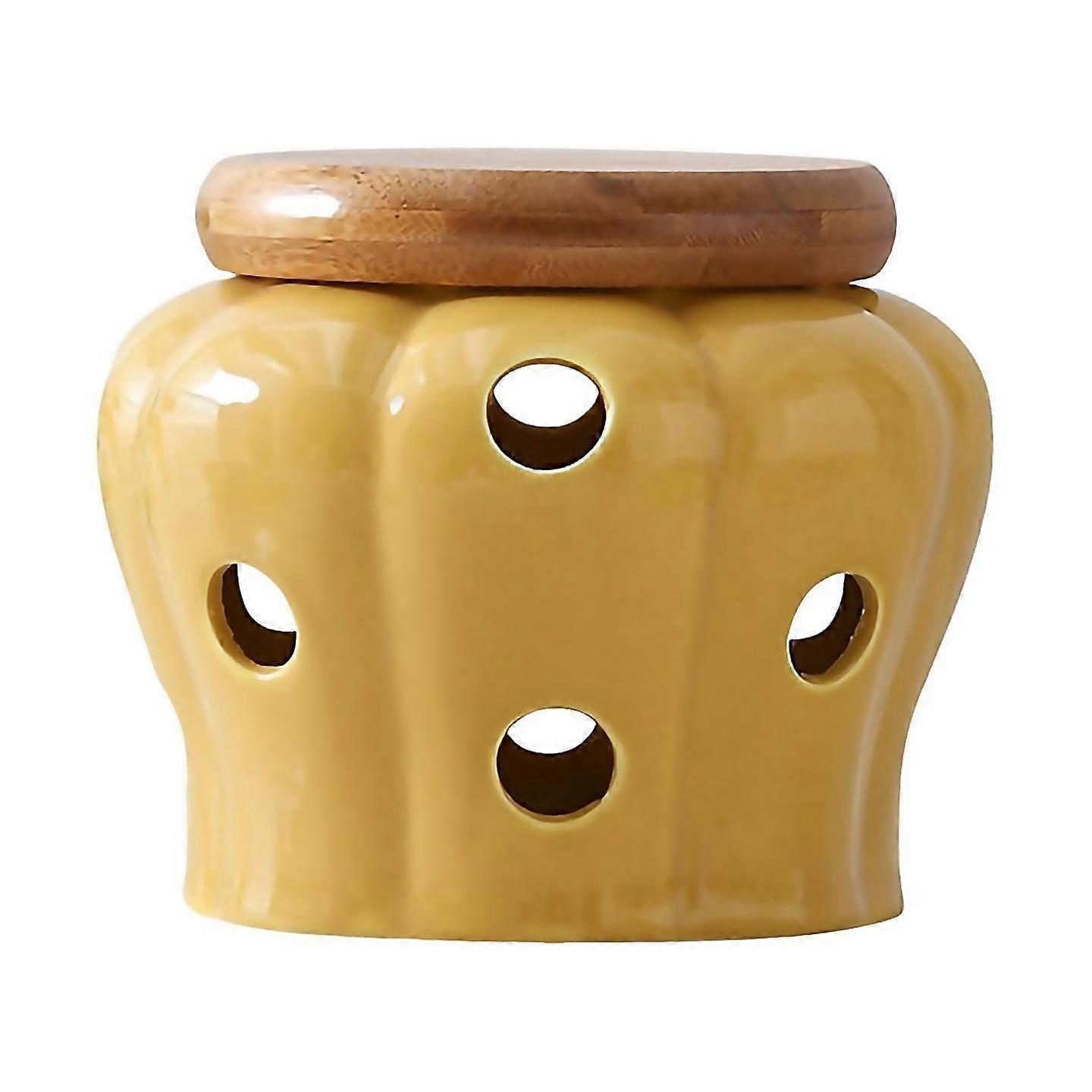 For Ceramic Garlic Storage Jar Candle Lampshade