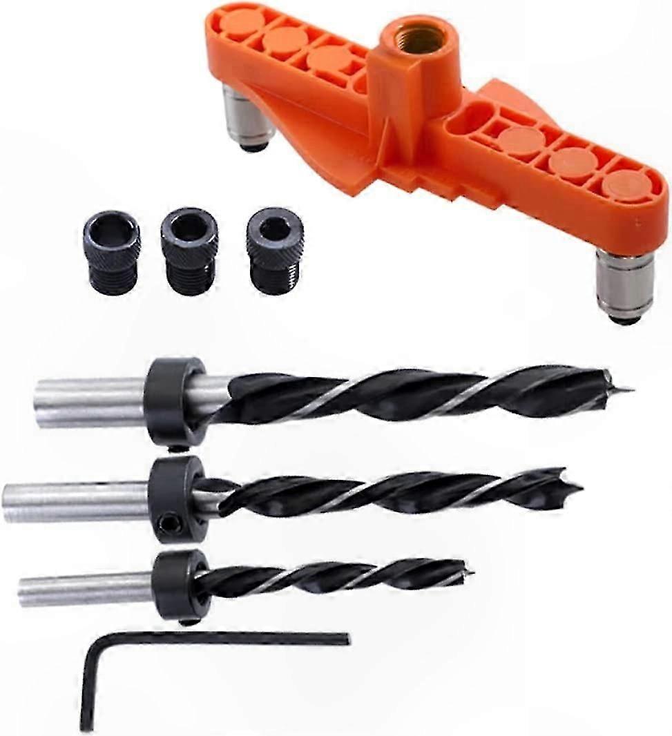 Carpentry Drill Guide Set - Angle Positioning Tool for Handcrafted Marking and Straight Hole Alignment Kits