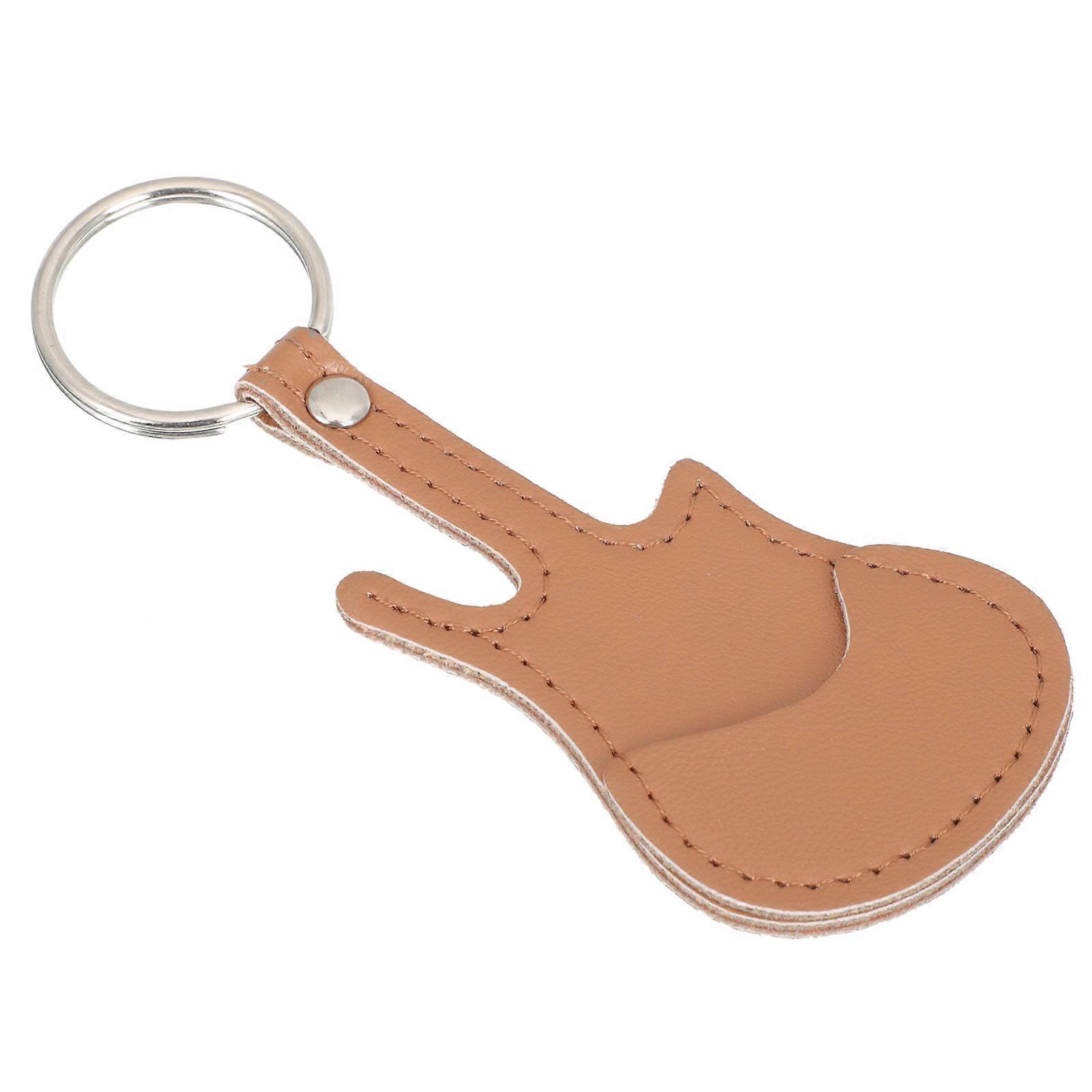 Durable Portable Ukulele Picks Case For Ukulele Players Made From PU For Daily Practice 1Pcs