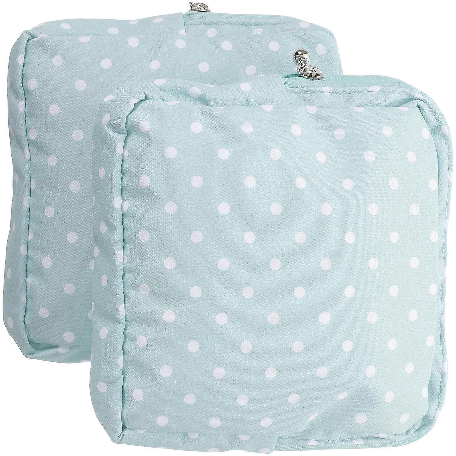 Portable Sanitary Napkin Storage Bag with Cute Organizer for Menstrual Cups – Compact & Stylish Dot Pattern Design for Women