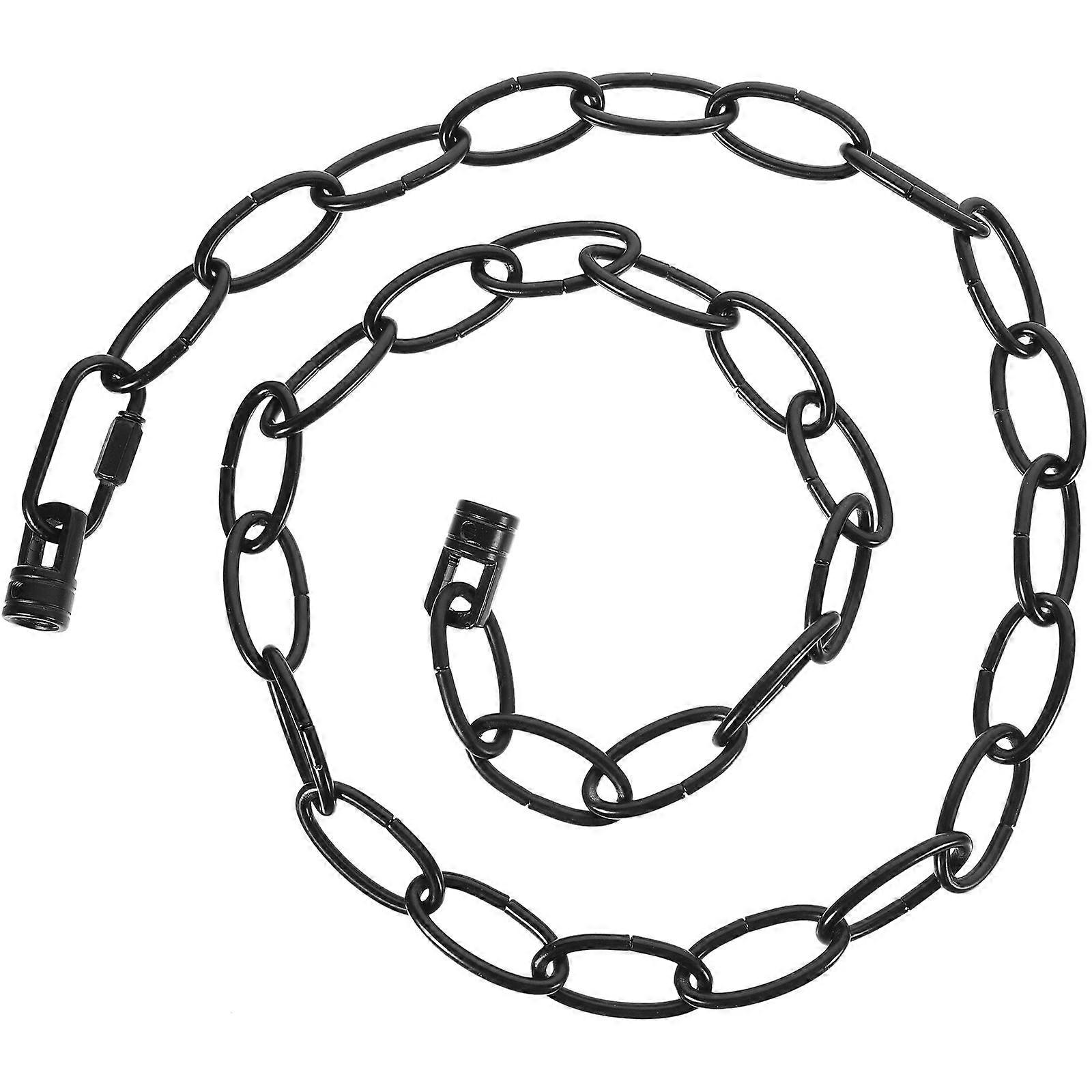 Light Chain Hanging Chain Lamp Kitchen Metal Black for Connection 1Set