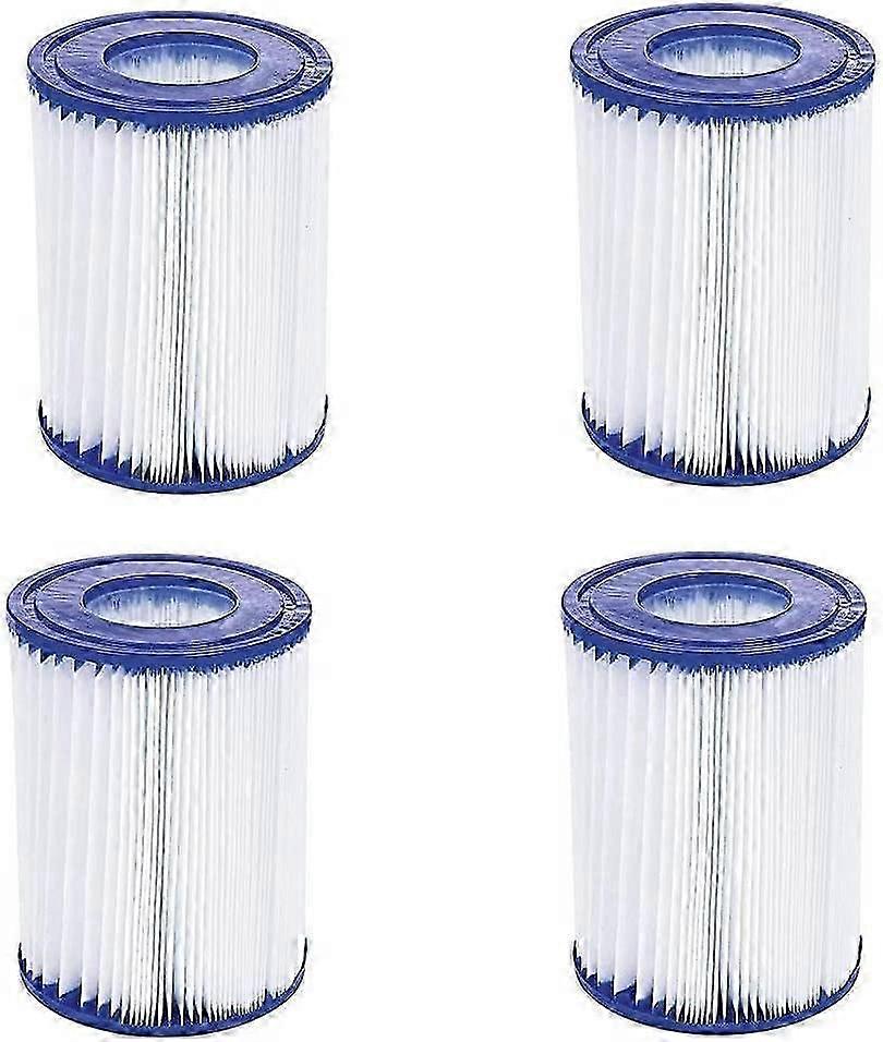 スイミングプールフィルタータイプ2、ベストウェイ58094に適しています - スイミングプールフィルターカートリッジ、フィットしやすい(4個)