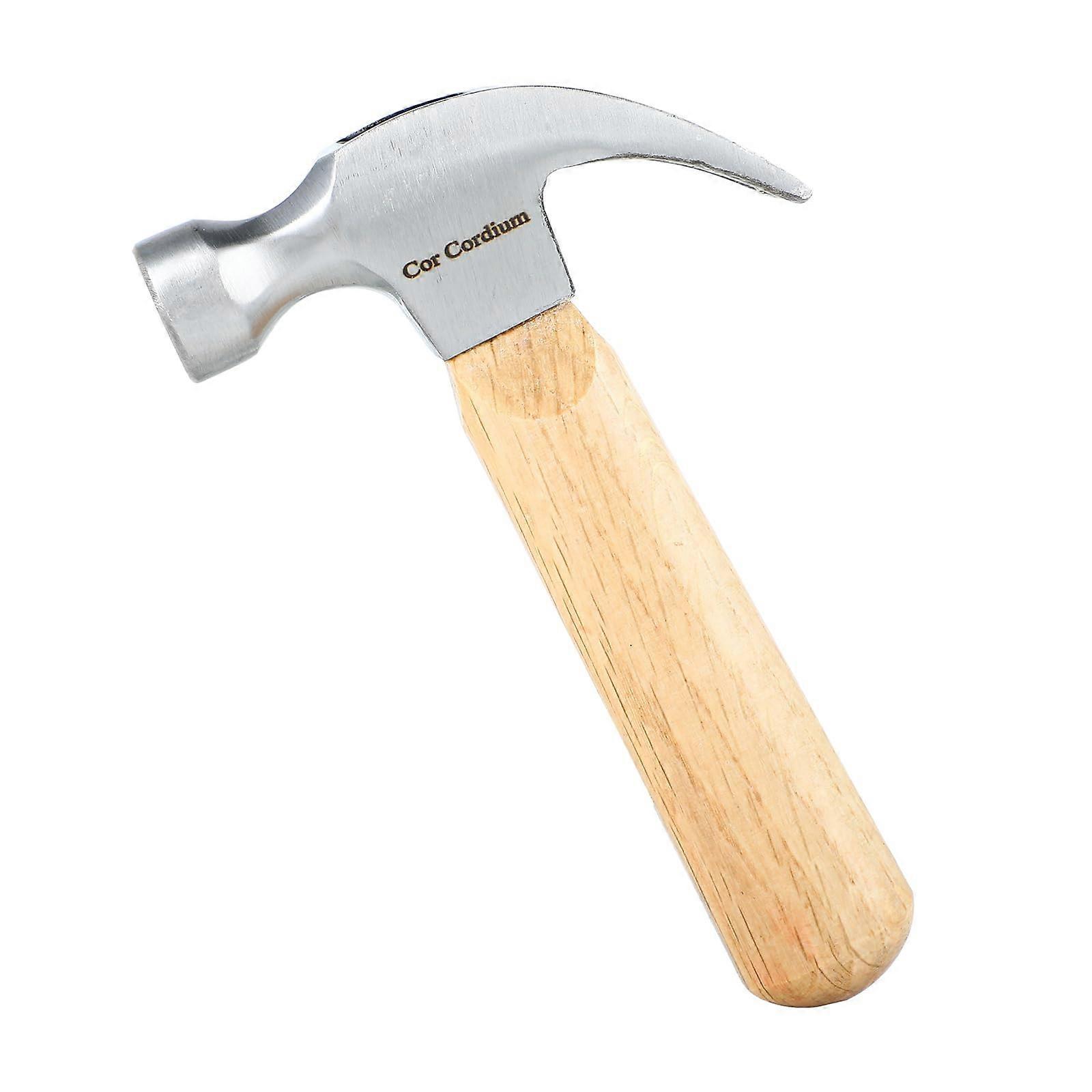 Hammer Claw Hammer with Wooden Handle and Steel Hammer Head 8oz Small Hammer for Home DIY CH01