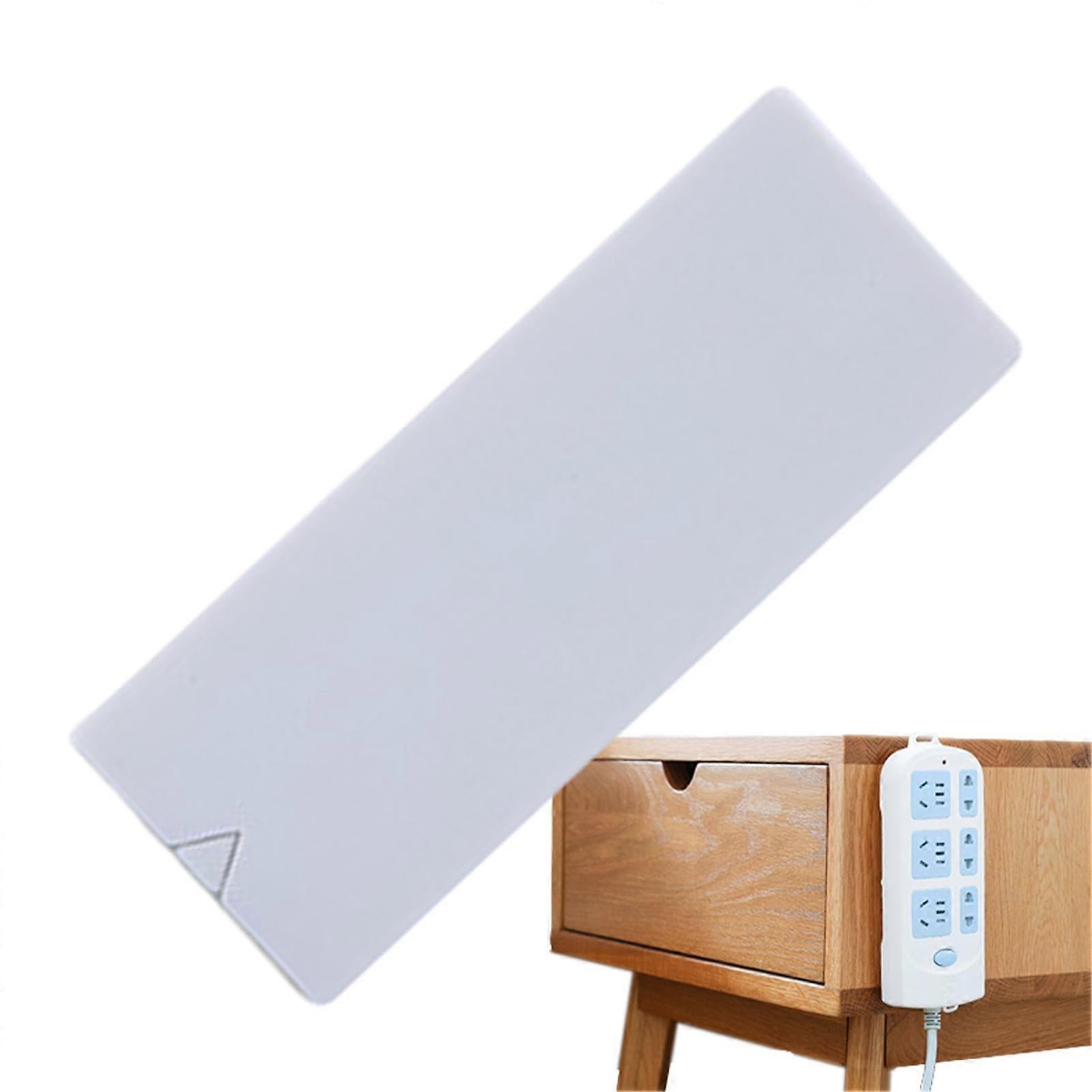 Power Strip Holder Wall Mount with Strong Adhesive, Cable Management for Under Desk, Compatible with Standard Sockets