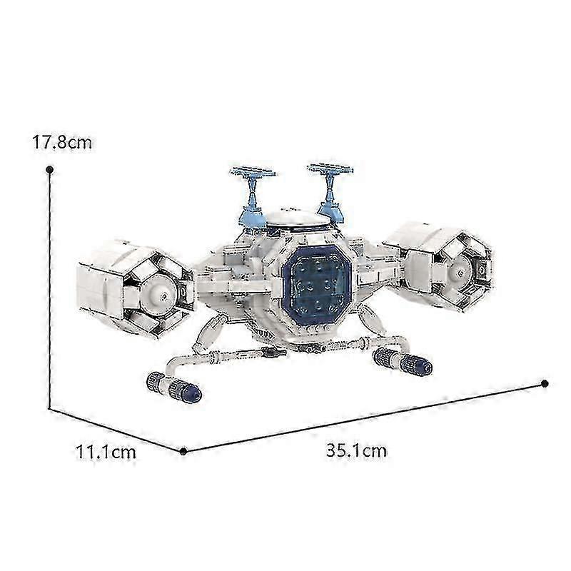 Moc Captained Futured Comet Spaceship Building Blocks Set Anime High-tech Battleship Bricks Model Assemble Toys Children Gifts