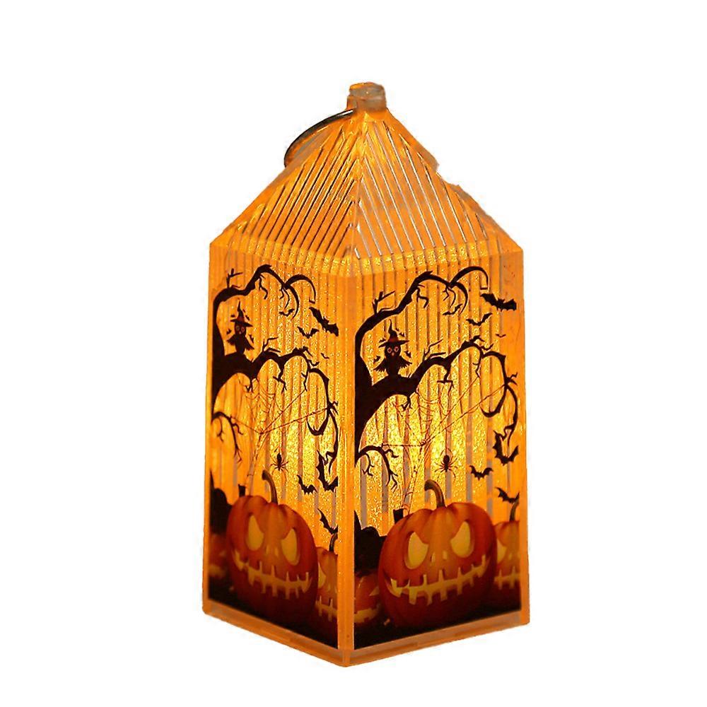 Small Retro Style Halloween LED Lantern for Spooky Decoration