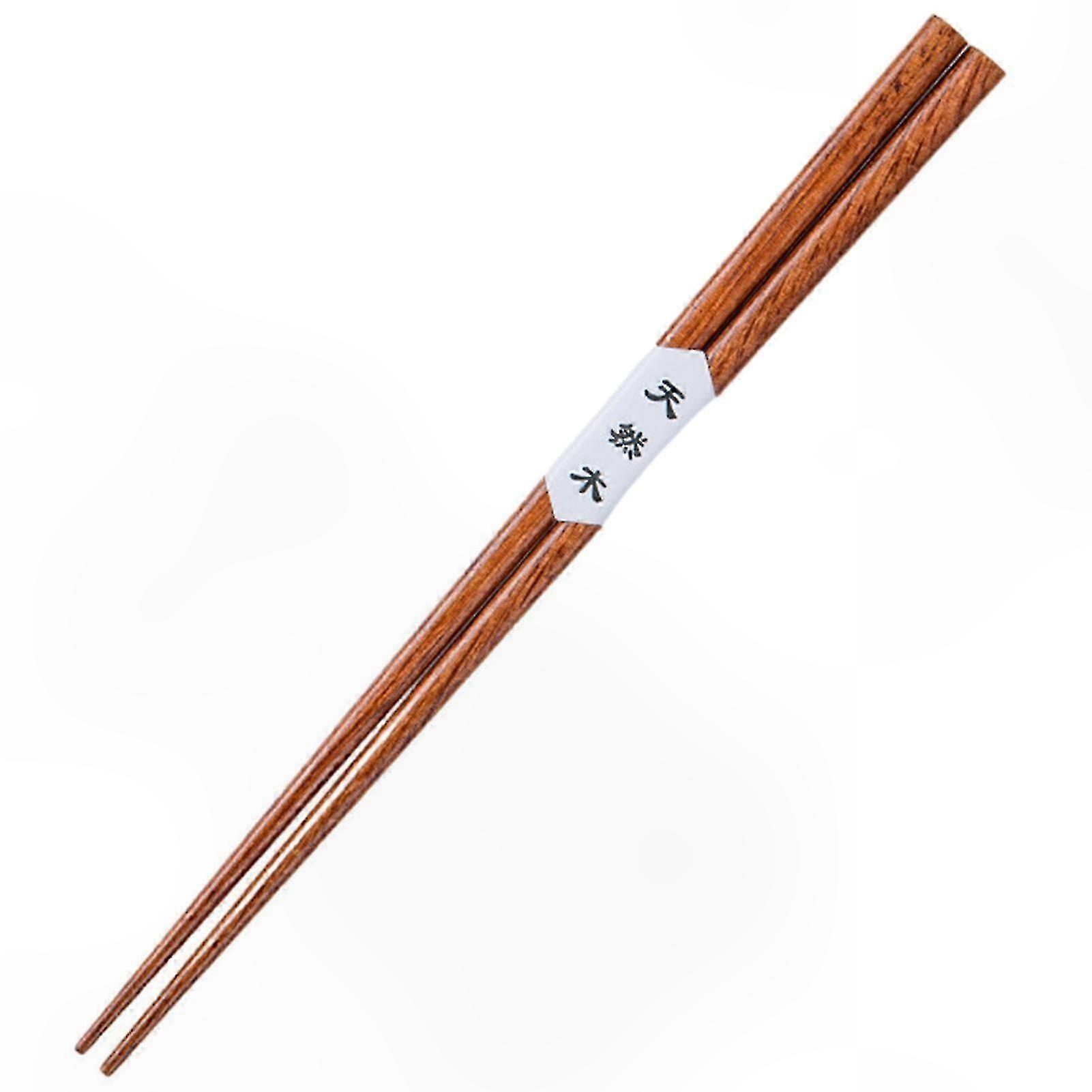 Handcrafted Wooden Chopsticks Pair with Smooth Finish Eco-Friendly Food Safe Design Available in 3 Natural Colors
