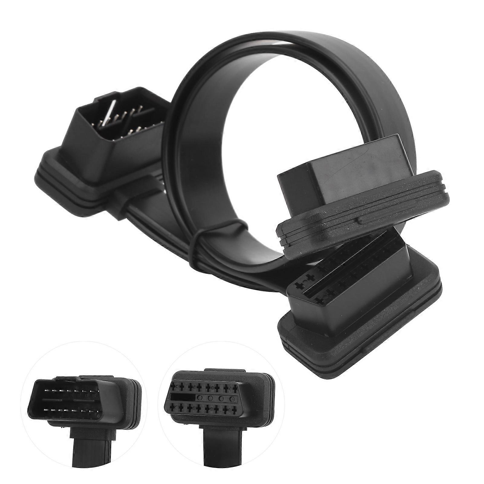 1 to 2 OBD Extension Cable Splitter 16Pin Connector 0.98ft Professional Car Diagnostic Tool