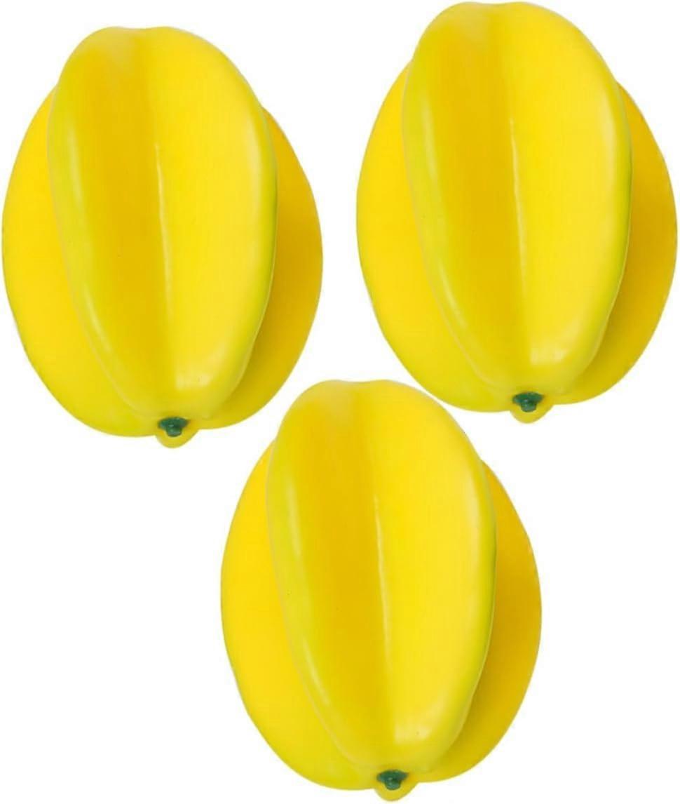 3pcs Simulated Lifelike Fruit Models for Photography Props Realistic