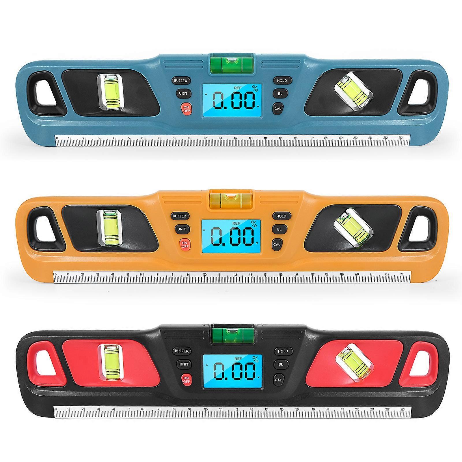 HW-200 Digital Display Level Meter Angle Ruler Level Ruler Multifunctional Digital Display Angle Ruler Electronic Slope Meter