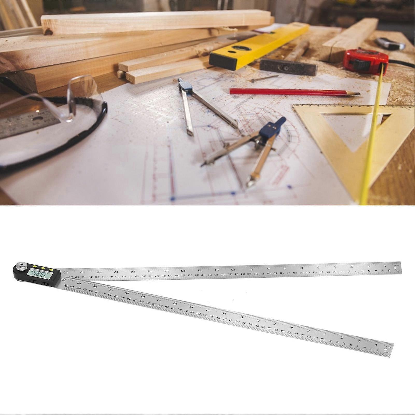 Digital Angle Finder Ruler PD290 0-500mm 2-in-1 Goniometer Protractor