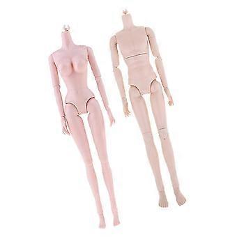 1/6 Bjd Nude Doll Female and Male Ball-Jointed Doll Body Parts Coupleb