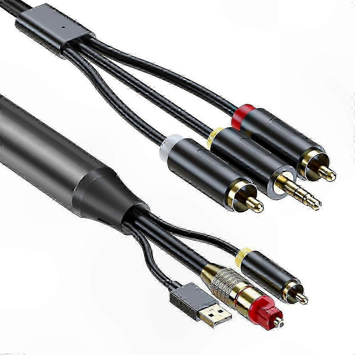 o Converter Cable - Digital Optical Coaxial to Analog RCA L/R Adapter for Home Theater Systems