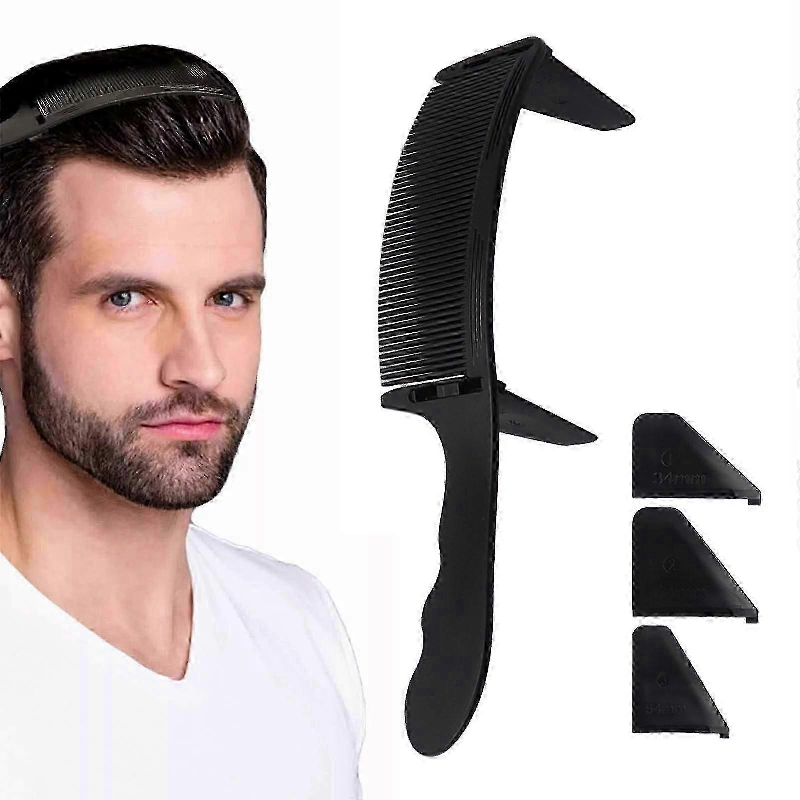 Professional Adjustable Hair Cutting Comb with Precision Positioning Guides for Salon Use