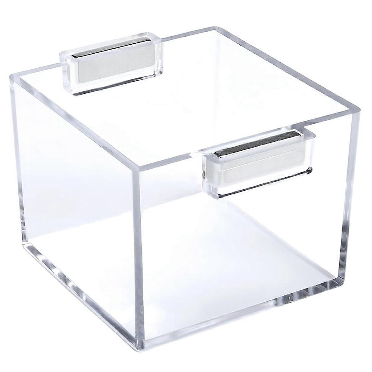 Magnetic Push Button Switch Protective Cover Square Dustproof Waterproof Transparent Protective Cov