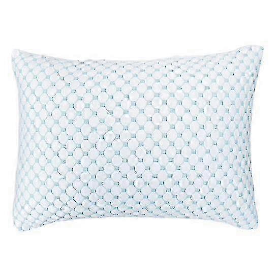 Modifierad titel: "Strimlad Memory Foam Pillow med långsam rebound för smärtlindring i nacken - Elastisk svampkudde för sval känsla