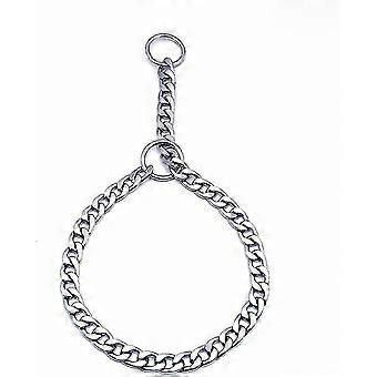 Durable Adjustable Metal Chain Collar for Large Dog Training and Everyday Use