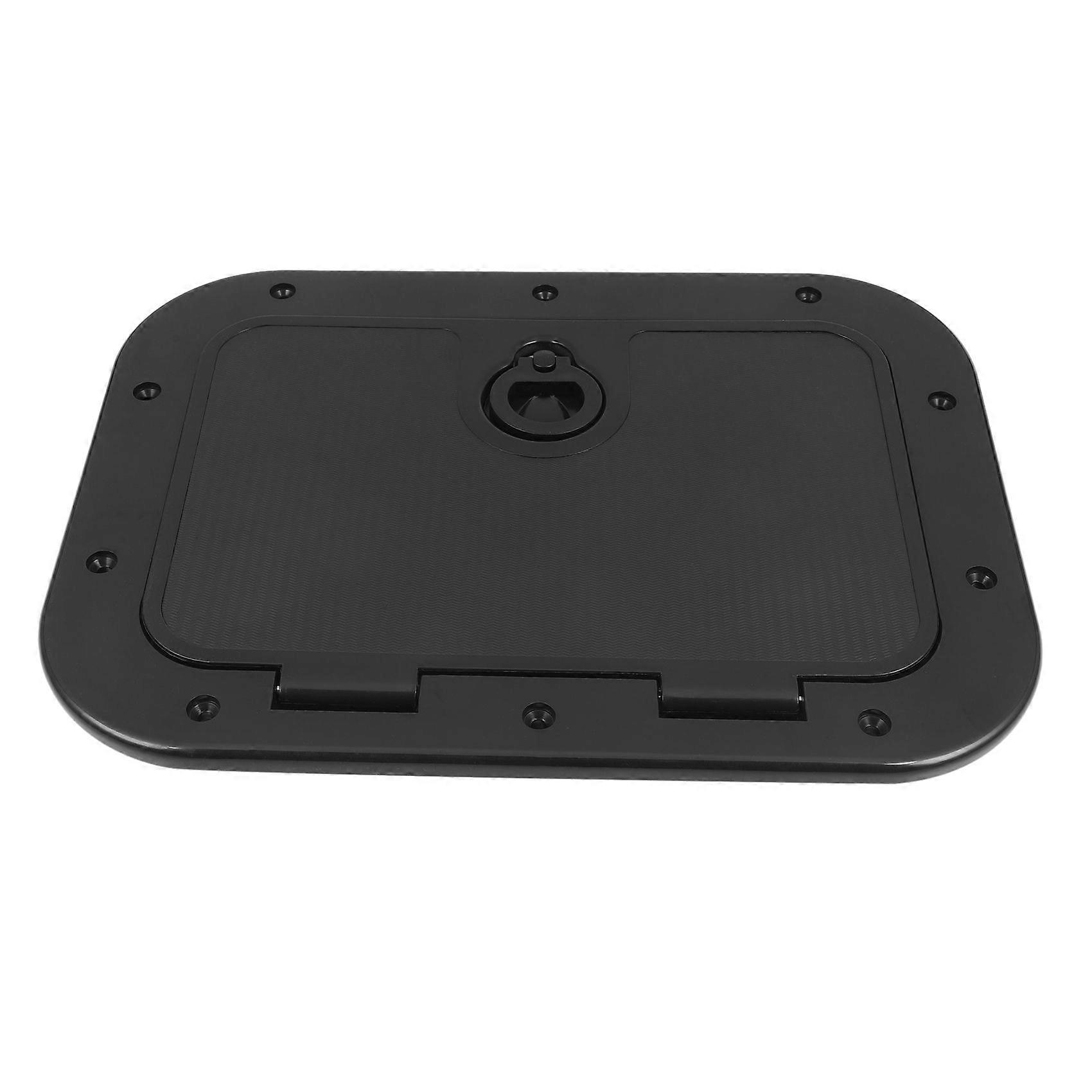Marine Deck Plate Access Cover Pull Out Inspection Hatch with Latch for Boat Kayak Canoe, 14.96 x 1