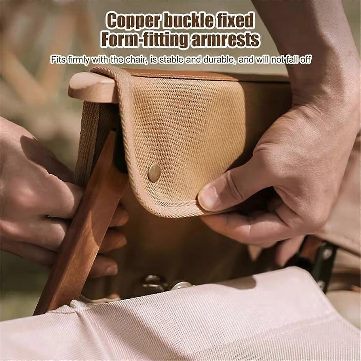 Outdoor Chair Side Storage Bag,Hanging Accessory for Camping with Enhanced Wear Resistance and Convenient Pockets