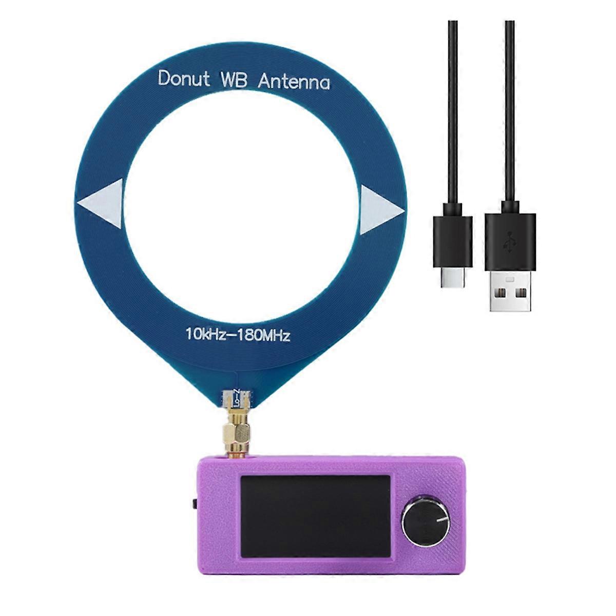 SI4732 Mini Radio Receiver 10-180Mhz LSB USB AM FM Loop Antenna E