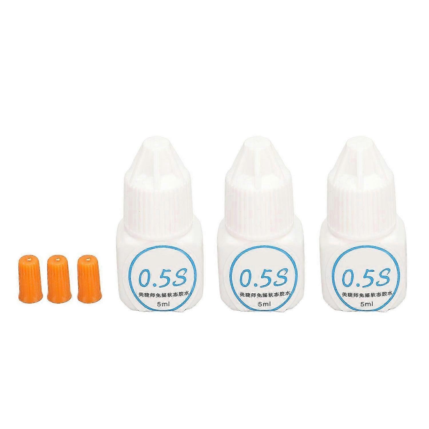 2025 Latest Model 3PCS Eyelash Extensions Glue Quick Dry Strong Viscosity Fals...